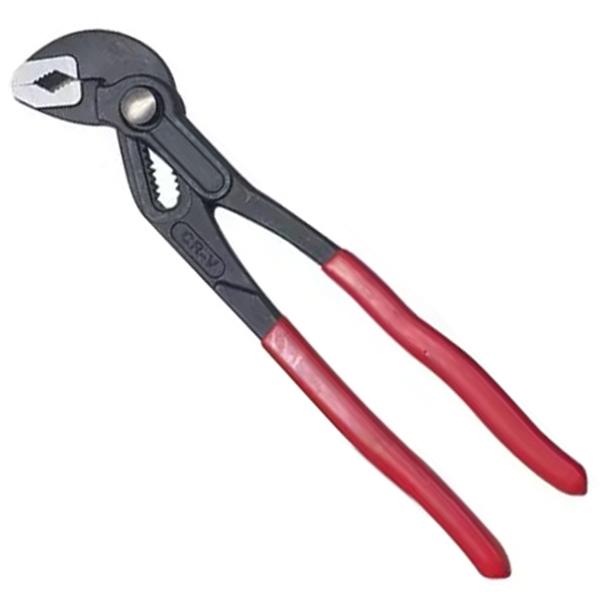 特長V型多歯クランプ溝丸パイプ、六角形、四角形、平面など、さまざまな形状の対象物をしっかりと掴むことができます。滑り止め設計で高い作業性を実現します。簡単サイズ調整ワンプッシュでサイズ調整が可能！ボタンを押しながらスライドさせ、手を離すだけ...