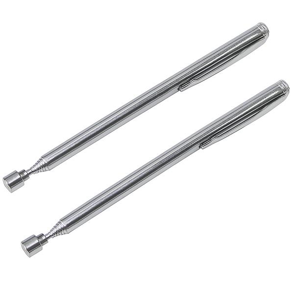 小型のペンシルタイプのピックアップツール■商品説明 手の届かない場所に落下させたネジの回収などに便利な、伸縮式マグネットピックアップツールです。 車イジリが多い方は作業中にネジなどをうっかり落としてしまうことがよくあります　そんな時にとても...