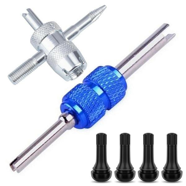 2点セット エアバルブレンチ6点セット（コアレンチx2・エアバルブ TR413 x 4
