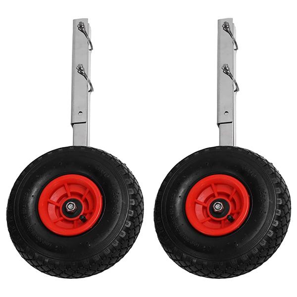 2個セット ボートドーリー ステンレス製 ボートランチングホイール