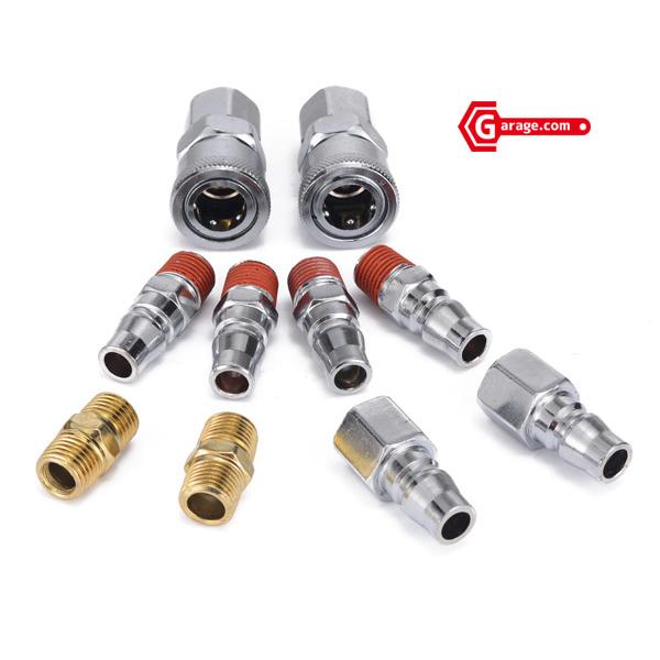 エアコンプレッサーとエアネイラとエアホース3点セット中古 エアライン、エアホース、エアツール＆エアコンプレッサー プラグ