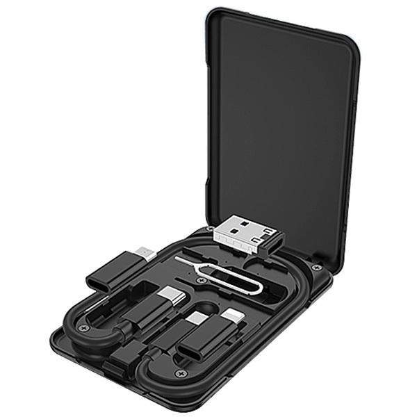 6in1 マルチ スマホ充電ケーブルセット USB Type-C Lightning Micro