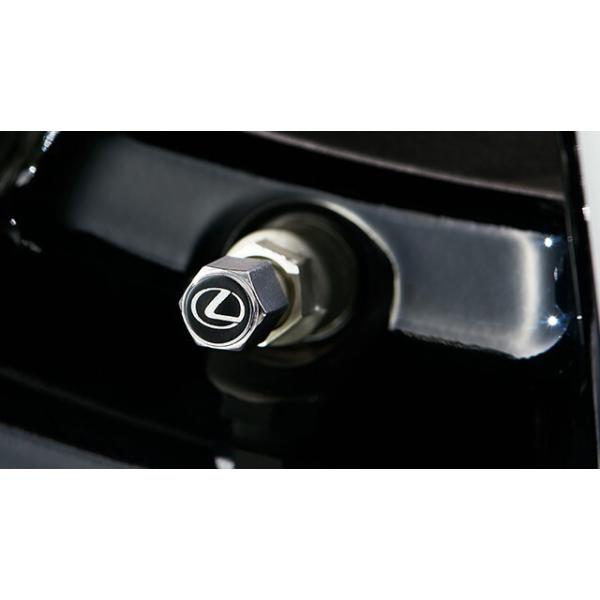 LEXUS レクサス 純正 アクセサリー パーツ LC500 LC500h バルブキャップ(ロゴ入り) 08457-24030 URZ100 GWZ100