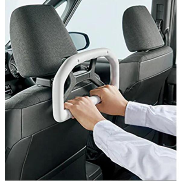 【値下げ】トヨタ純正 アシストグリップ ヘッドレスト取付タイプ garageidea_noah-0822c-52020
