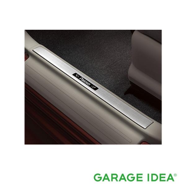 TOYOTA トヨタ 純正 アクセサリー PASSO パッソスカッフプレート (ステンレス) 1台分 (2枚) 08382-B1020  08867-00230