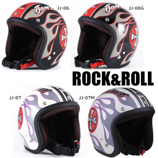 72JAM JET HELMET ROCK＆ROLL ロックンロールテイスト JJシリーズ
