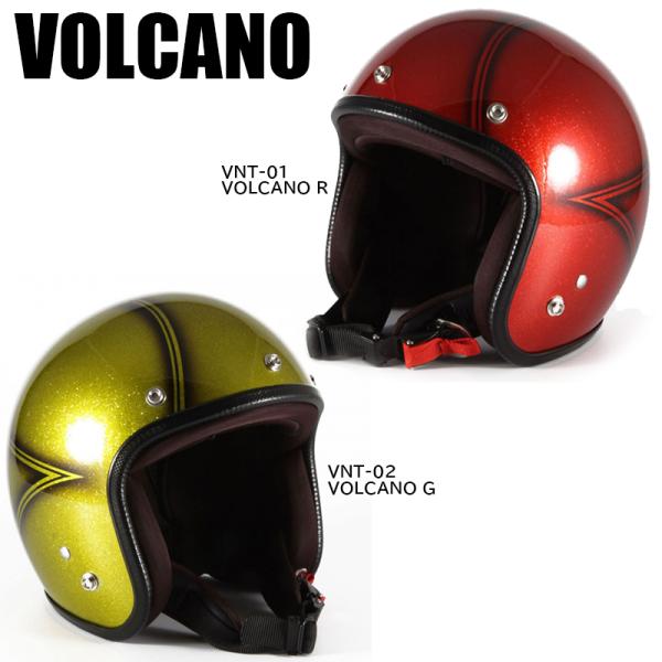 72JAM JET HELMET 72JAM JET VOLCANO ヴィンテージ VNT-01 VOLCANO R