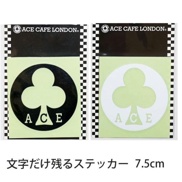 G[XJtFh Nu}[N XebJ[ fJ[ ACE-N005DE@75mm ACE CAFE LONDON DECAL STICKER