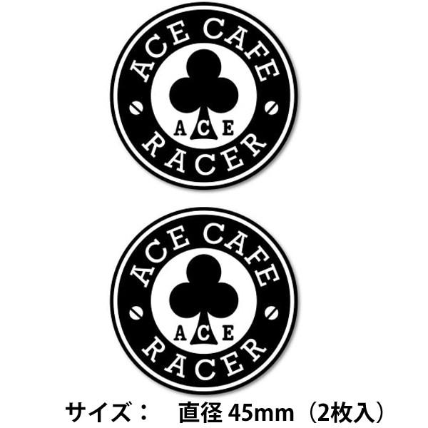 G[XJtFh ACE CAFE RACER [T[XebJ[ fJ[ ACE-N018DE@45mm 2 ACE CAFE LONDON DECAL STICKER