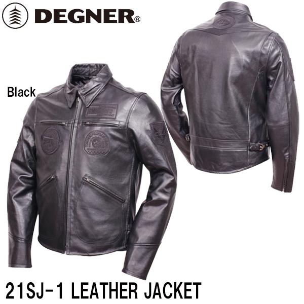 DEGNER 21SJ-1 U[WPbg LEATHER JACKET fOi[