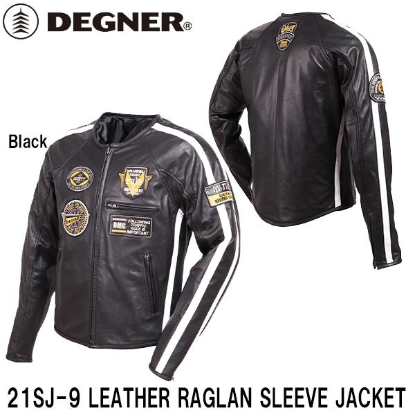 DEGNER 21SJ-9 U[OX[uWPbg LEATHER RAGLAN SLEEVE JACKET fOi[