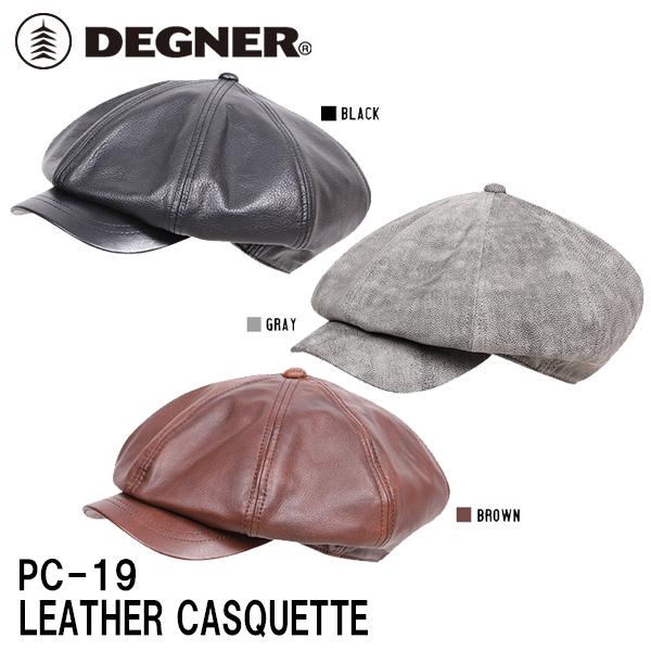 DEGNER fOi[ CP-19 fOi[U[LXPbg CP19 DEGNER LEATHER CASQUETTE v Mv {v t[TCY