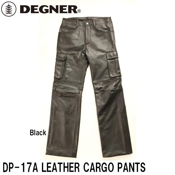 DEGNER DP-17A U[J[Spc LEATHER CARGO PANTS fOi[