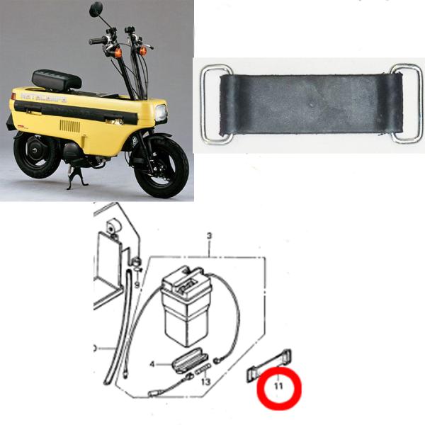 ホンダ純正 MOTOCOMPOバッテリーバンド モトコンポ HONDA