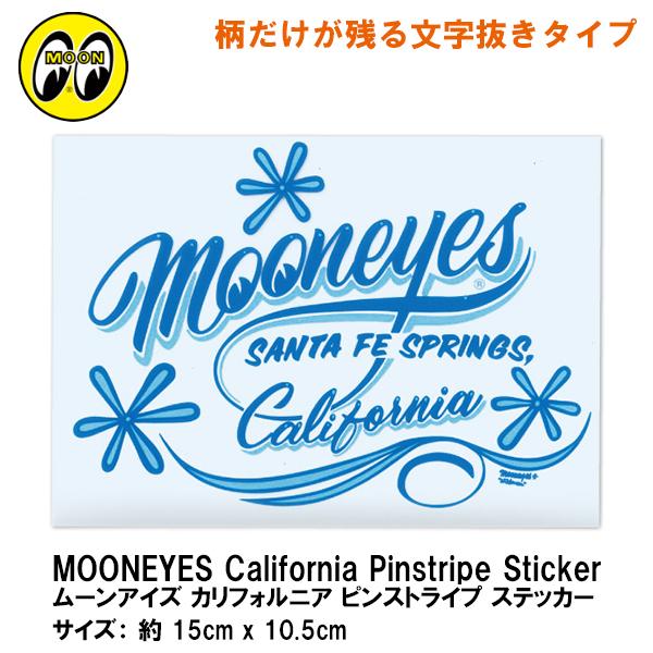 MOONEYES DM173BL MOONEYES California Pinstripe Sticker ムーン 