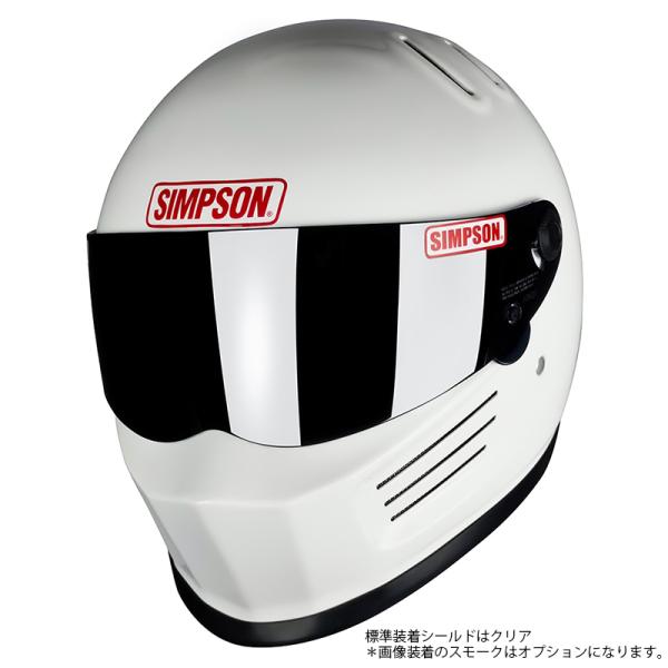 SIMPSON BANDIT Pro 62 XL美品 SIMPSON（シンプソン） SIMPSON BANDIT Pro ホワイト 62cm