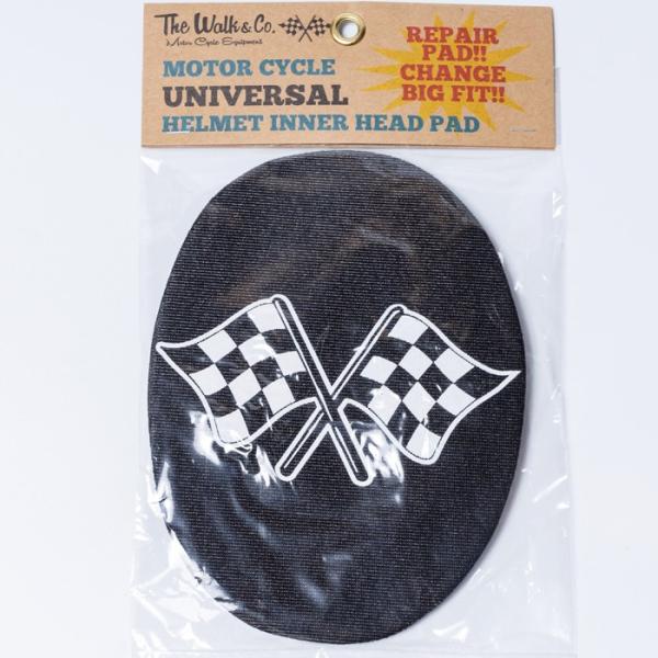 THE WALK��CO�@TW001�C���i�[�w�b�h�p�b�h �w�����b�g ���� �V�� �C���i�[�p�b�h Motorcycle "Helmet Inner Pad" BLACK