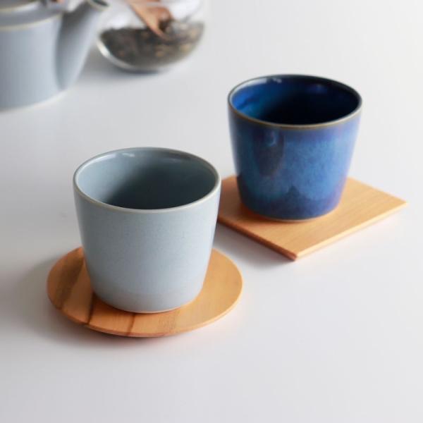 コースター 茶托  木製 茶敷 丸 四角 山桜 菓子皿 SALIU ロロ シンプル おしゃれ クリックポスト同梱可能