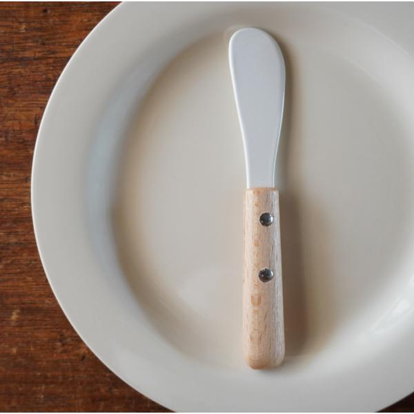 ミニナイフ 琺瑯 バターナイフ ナチュラルブラン クリックポスト同梱可能