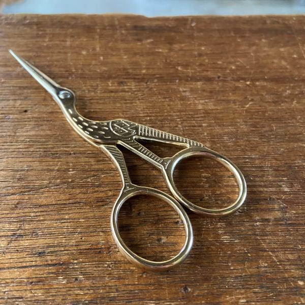 はさみ 糸切りはさみ デザインシザー バード ゴールド クリックポスト同梱可能