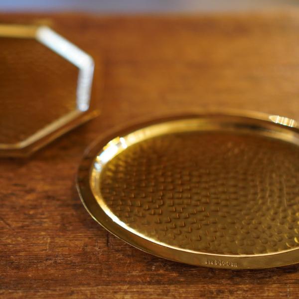 ブラス トレイ アクセサリートレイ 小物入れ キャッシュトレー オーバル 真鍮  シンプル おしゃれ in bloom