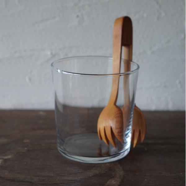 ミニトング  取り分けトング 木製 フォーク ラオス