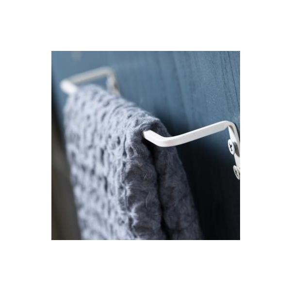 アイアンタオルレール S  ブラック/ホワイト　クリックポスト同梱可能