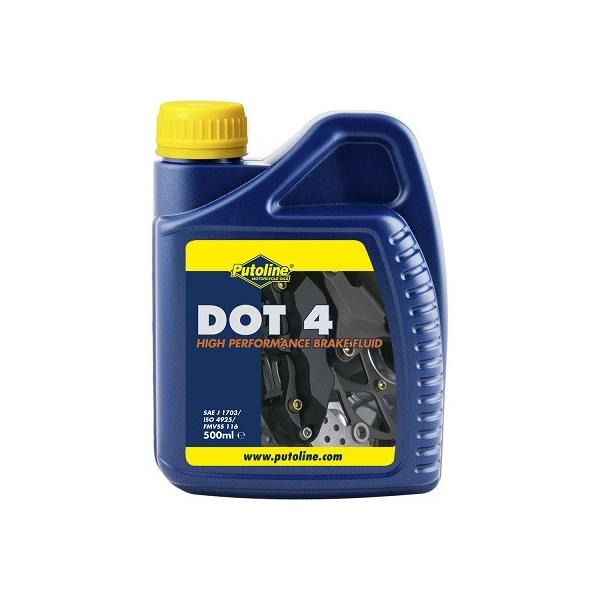 Putoline ブレーキフルード(DOT4) 500ml ABS／TCS搭載のオートバイにも対応