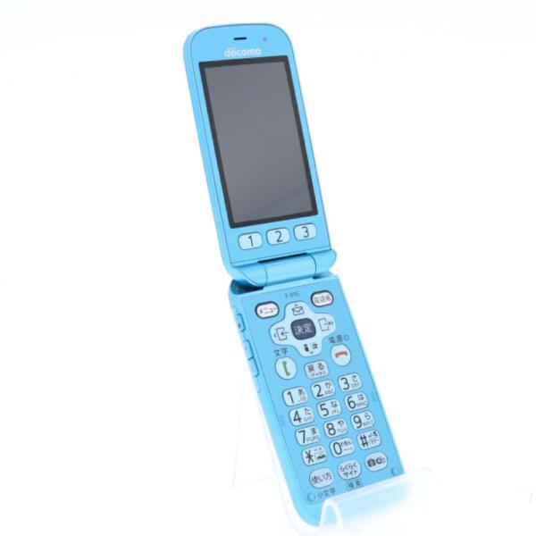 Docomo ブルー F 01g らくらくホンベーシック4 ブルー C ランク 中古 F 01g 本体 C ランク 保証あり 白ロム ガラケー あすつく対応 0307 F01g 携帯市場