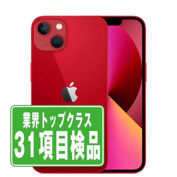 iphone13mini 128GB レッド 中古品 iPhone 13 mini iPhone13 128GB RED SIMフリー 中古 本体 良品 スマホ