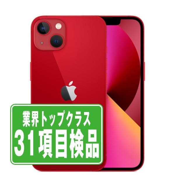 iPhone 13 iPhone13 128GB RED SIMフリー 中古 本体 良品 スマホ 7日間