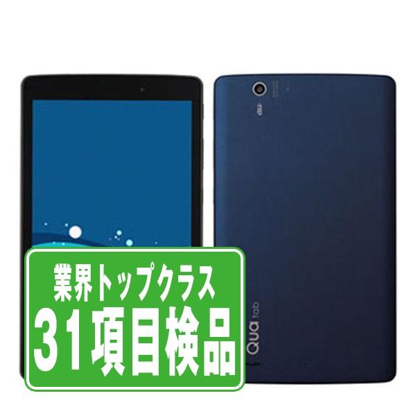 LGエレクトロニクス LGT31 Qua tab PX ネイビー SIMフリー au 中古 