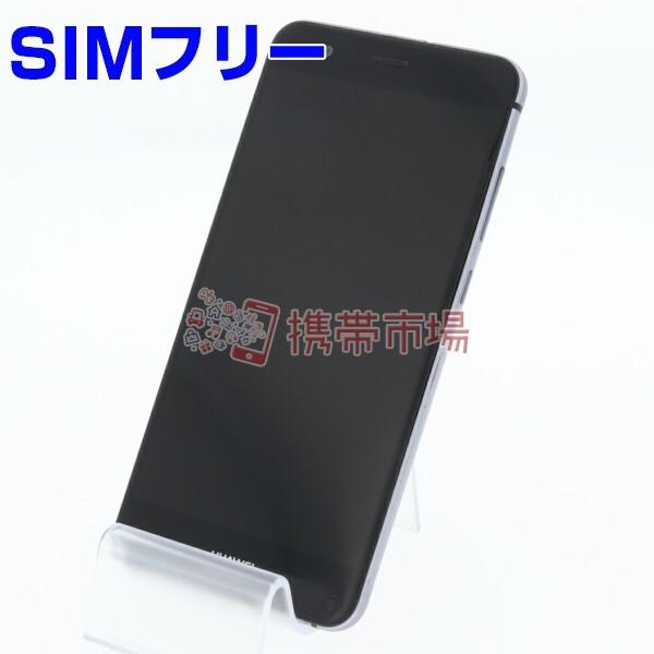 Simフリー Uqmobile P10 Lite ミッドナイトブラック 美品 Bランク 中古 本体 保証あり 白