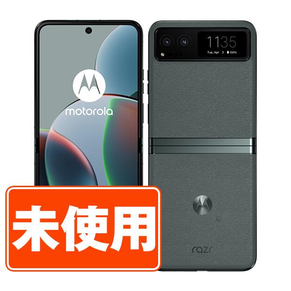 motorola 新古品 razr 40 セージグリーン SIMフリー スマホ 本体