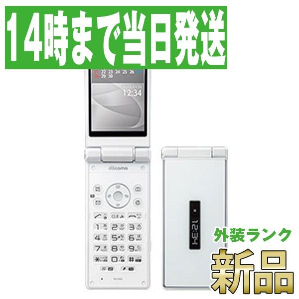 新品 未使用 SH-06G AQUOS ケータイ White SIMフリー ガラケー 本体