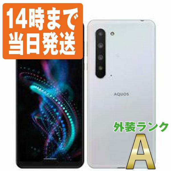 SHARP - 新品同様 SHG01 AQUOS R5G オーロラホワイト SHARP AQUOS R5G IGZO 8K 5G ANDROID PHONE UNLOCKED JAPAN