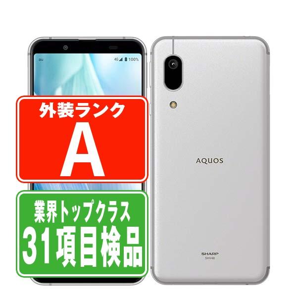 SHARP SHV48 AQUOS sense3 basic シルバー SIMフリー au 中古 SHARP SHV48 AQUOS sense3 basic シルバー SIMフリー au 中古