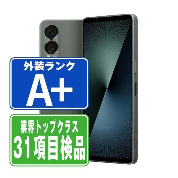 Xperia SOG15 1 VII モスグリーン SIMフリー au 中古 スマホ 本体 ほぼ