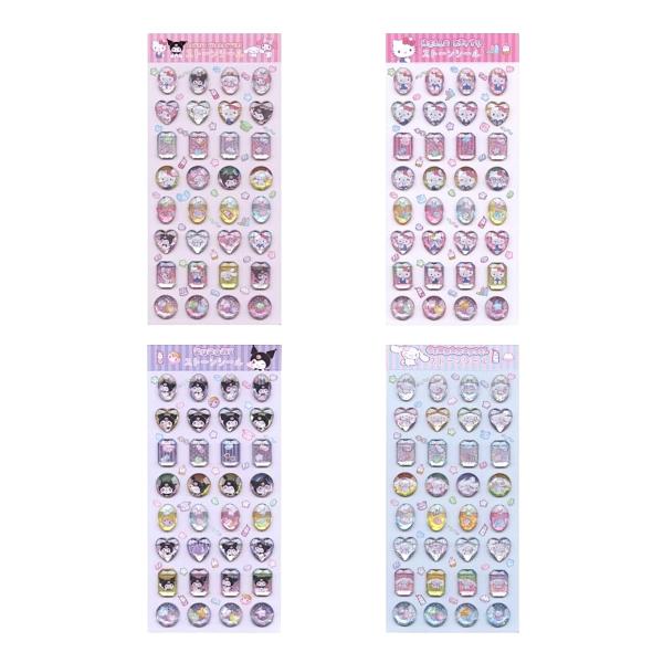 サンリオ ストーンシール ミニ 立体 ホログラム ストーン スマホ デコ かわいい SANRIO