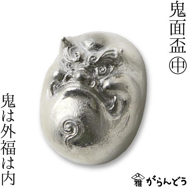 盃　光民作　福盃　恵比寿天と鬼面盃 能作 × 雅覧堂 ぐい呑 盃 鬼面盃 中 〜鬼は外福は内〜 本錫100％ 猪口