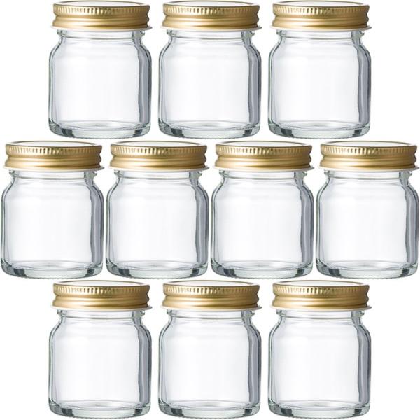 ガラス瓶 食料瓶 U-50 50ml 10本セット （マヨ小 MS42） : ガラスびん
