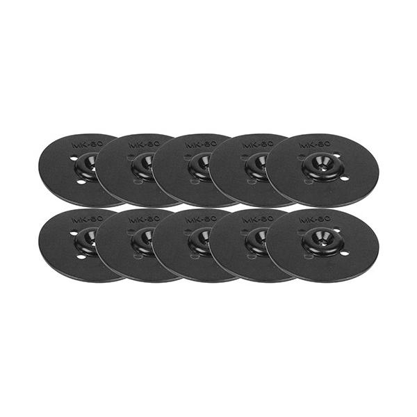 【特徴】ミネ太釘をセットで硬い土に叩き込めます。【用途】ミネ太釘専用シートパット。【仕様】●入数：10枚。●釘パット径：約60mm。【材質】●パット：PE。【サイズ】幅：2mm高さ：59mm奥行き：59mm重量：6.5g