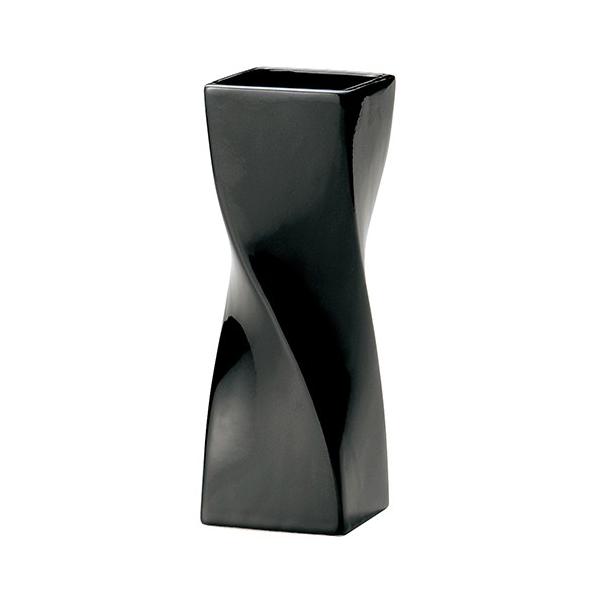 【特徴】2018年度総合カタログスタンダード品です。どんなシーンにもマッチング、シンプルだからさりげない演出も引き立てます。【用途】花瓶。【仕様】●サイズ：幅55×奥行55×高さ160mm。●色：ブラック。【材質】●陶器。【サイズ】幅：55...