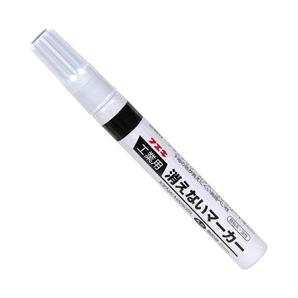 【特徴】下地色の影響を受けない鮮明な筆記線です。顔料系なので、耐光性・耐水性に優れています。書いた箇所がくっきり鮮明です。【用途】木材・化粧合板・塩ビ管・鉄鋼材・ガラス・プラスチックなどへのマーキング。【仕様】●中字・袋入り。●筆記線：2m...