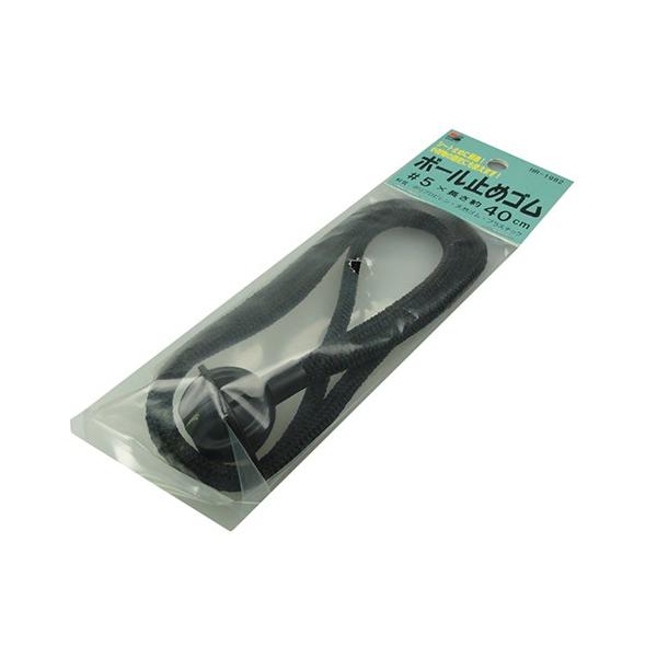 【特徴】小荷物の固定にも使用できます。【用途】シート止等・荷物の固定。【仕様】●サイズ：5号×約40cm。●色：黒。【材質】●ポリプロピレン。●天然ゴム。●プラスチック。