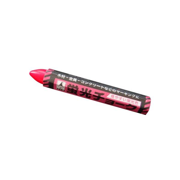 【特徴】木材、鉄材、コンクリートへのマーキング用チョークです。転がり防止の6角型チョークです。【用途】マーキング用チョーク。【仕様】●チョーク寸法：径13mm×長さ100mm。●色：ピンク。【材質】●チョーク：パラフィン。【サイズ】幅：15...