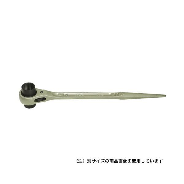 MCC ラチェットレンチ(2点セット)19x24薄型 （木造住宅施工用） MCC ラチェットレンチ アルミショート 19×24 薄型 （木造住宅