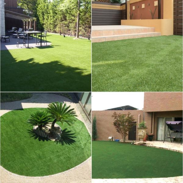 人工芝 ロール 屋外 マット 公共 施設 リアル タカショー / 透水性人工芝 リアルパイル 1.82×5m /C :25034900:青山 ...