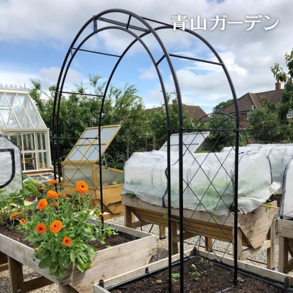 爆買 タカショー アーチ バラ クレマチス 誘引 つる性 ガーデニング 庭 / ベジ菜園アーチ H140cm /中型