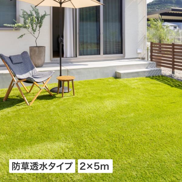 爆買 タカショー ロール リアル 人工芝 2m×5m 防草 透水タイプ 芝丈30mm 芝生マット 庭 屋外 ガーデニング 店舗 施設 ドッグラン /中型